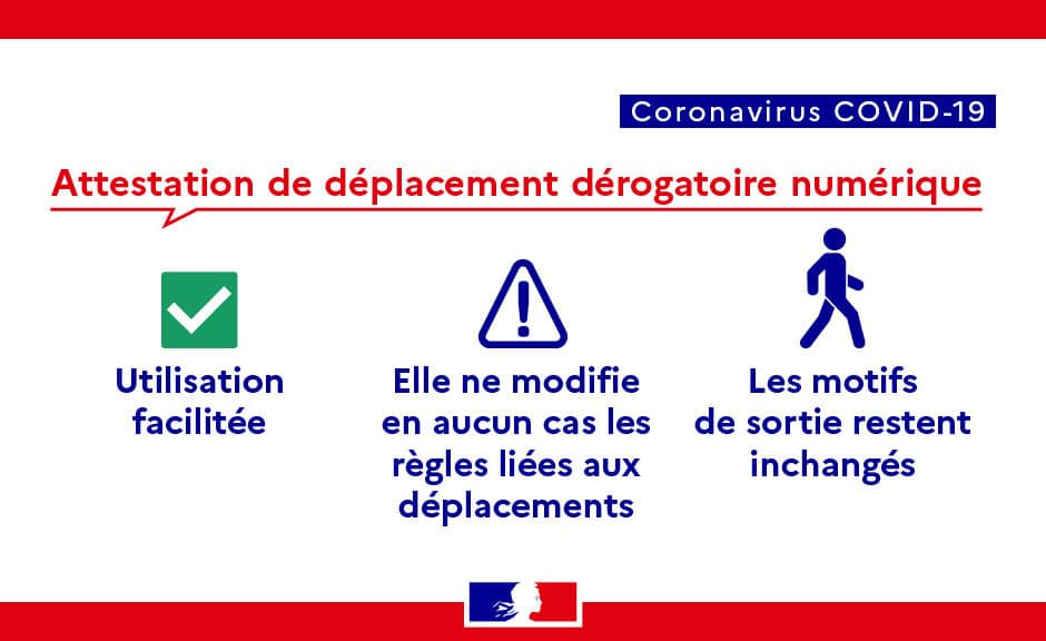 Comment utiliser la nouvelle attestation numérique de déplacement ?