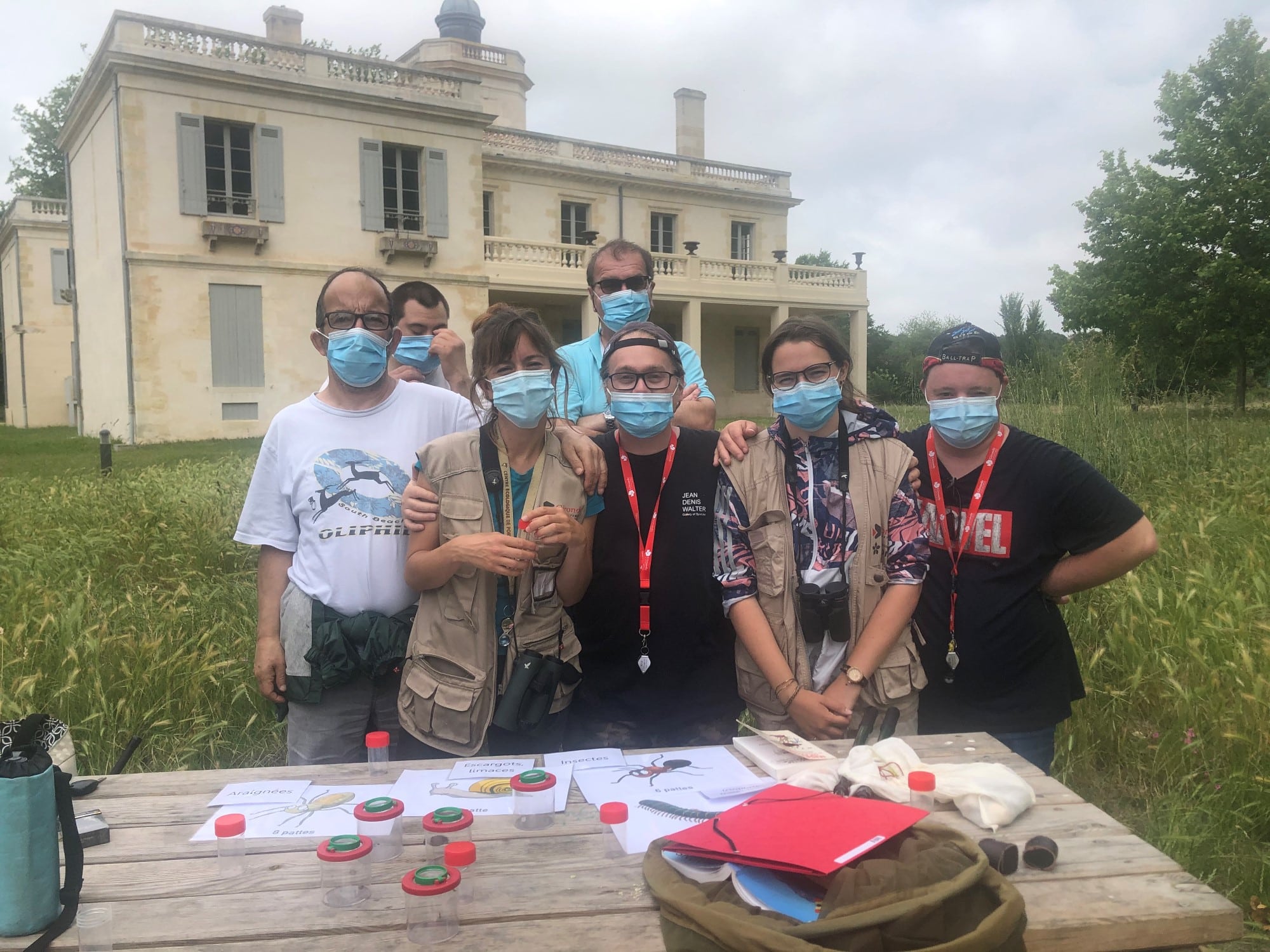 Séance d’entomologie au domaine de Certes