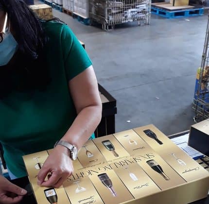 L’ESAT de Saint-Denis de Pile et l’ESAT de La Ballastière en partenariat au cœur d’une entreprise, à Saint-Magne de Castillon