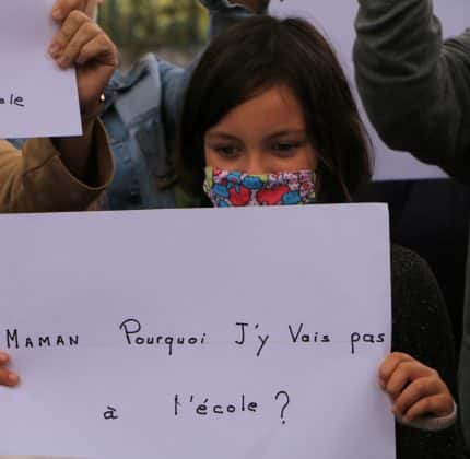 Rassemblement du 22 septembre 2021 devant le Rectorat – Une délégation de parents reçue pour trouver une issue favorable et rapide