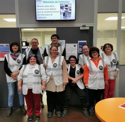 L’ESAT Pessac Alouette en détachement à la Monnaie de Paris