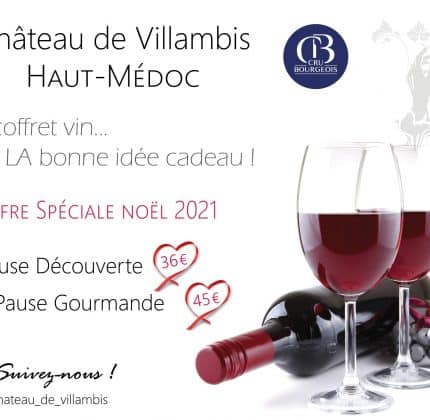Coffrets vin Château de Villambis pour un Noël tout en douceur !