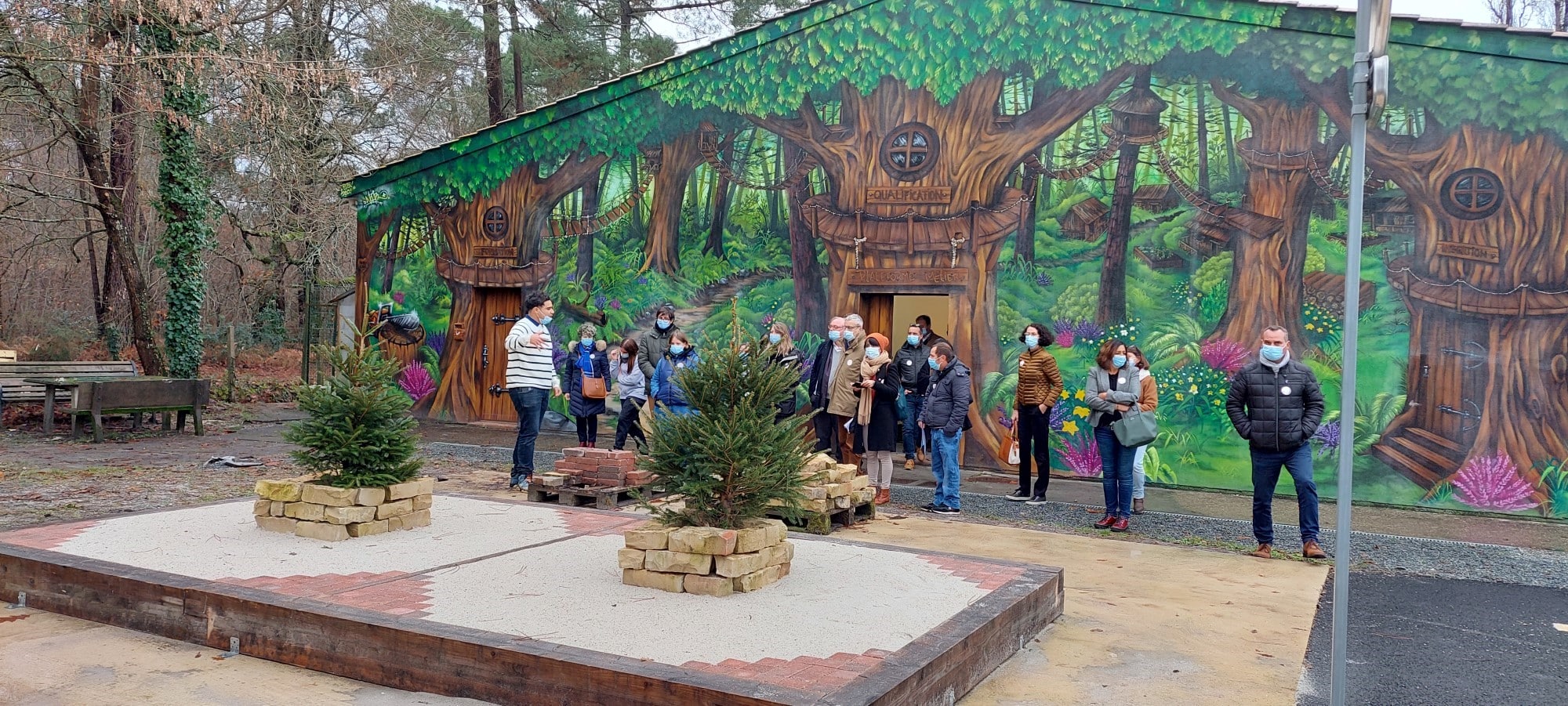Inauguration du plateau technique Jardinier Paysagiste de l’ESAT Pessac Alouette