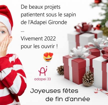 L’Adapei vous souhaite de joyeuses fêtes de fin d’année !