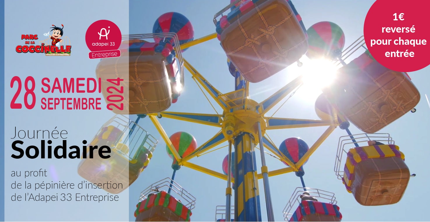 Visitez le Parc de la Coccinelle le Samedi 28 Septembre et soutenez le projet de la Pépinière d’insertion !