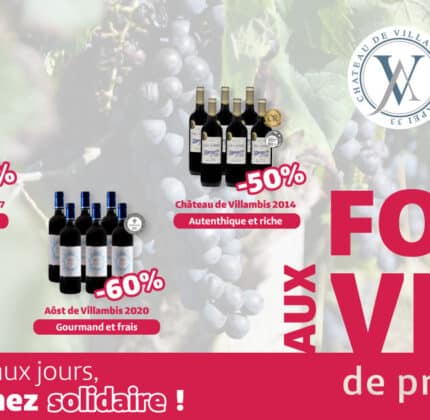 [CHÂTEAU DE VILLAMBIS] Pour les beaux jours, consommez solidaire !