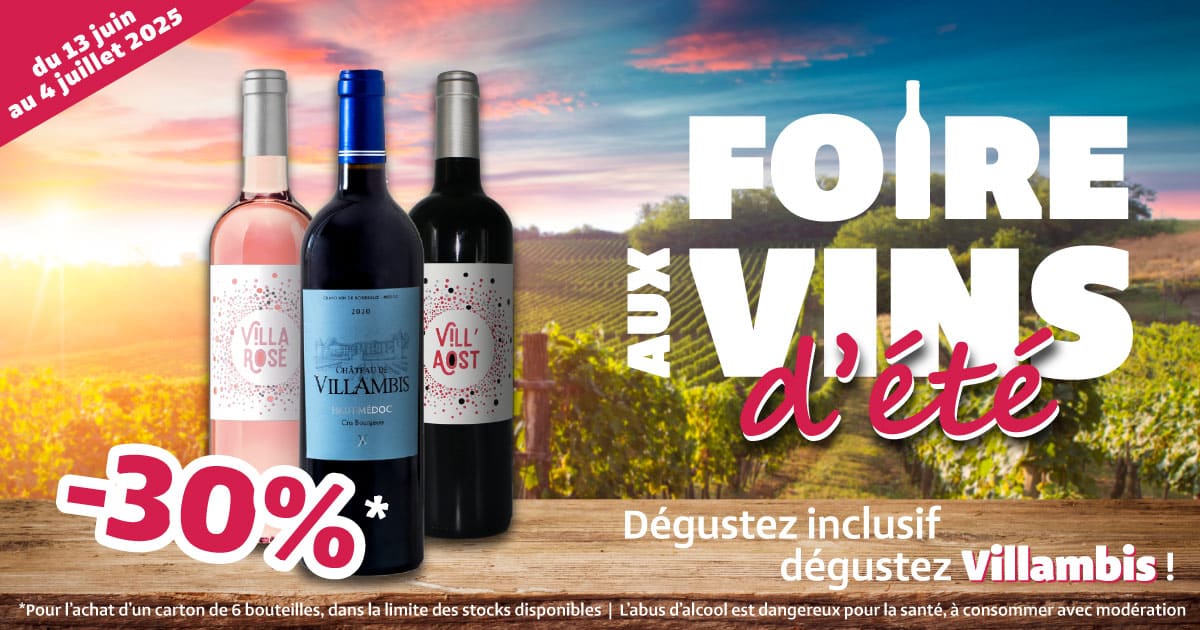 [CHÂTEAU DE VILLAMBIS] Dégustez inclusif, Dégustez Villambis !