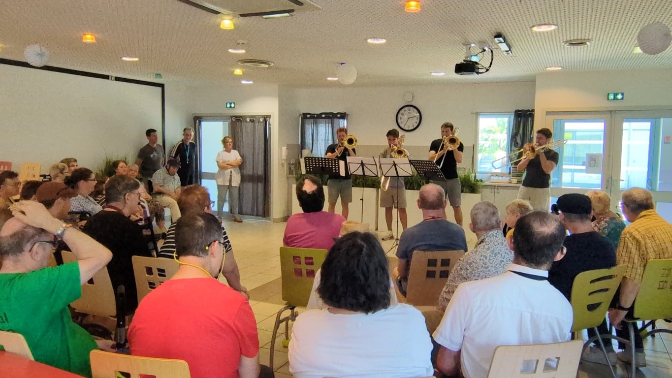 [CULTURE ET INCLUSION] Un concert de trombone fait vibrer le FO-FAM Saint-Michel de Rieufret