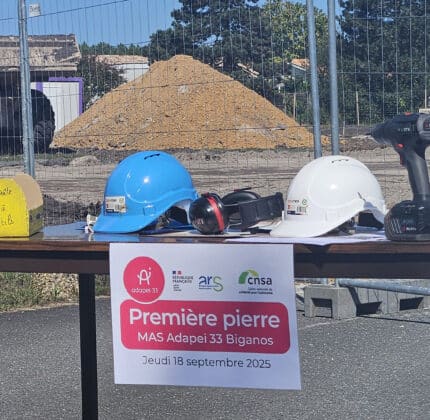 Une première pierre très attendue à la MAS de Biganos