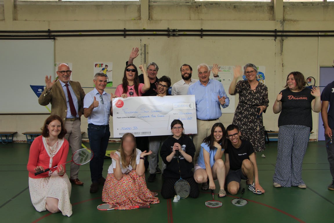 [MÉCÉNAT] La Fondation Saint‑Gobain contribue à la rénovation du gymnase de l’IME Pessac Alouette
