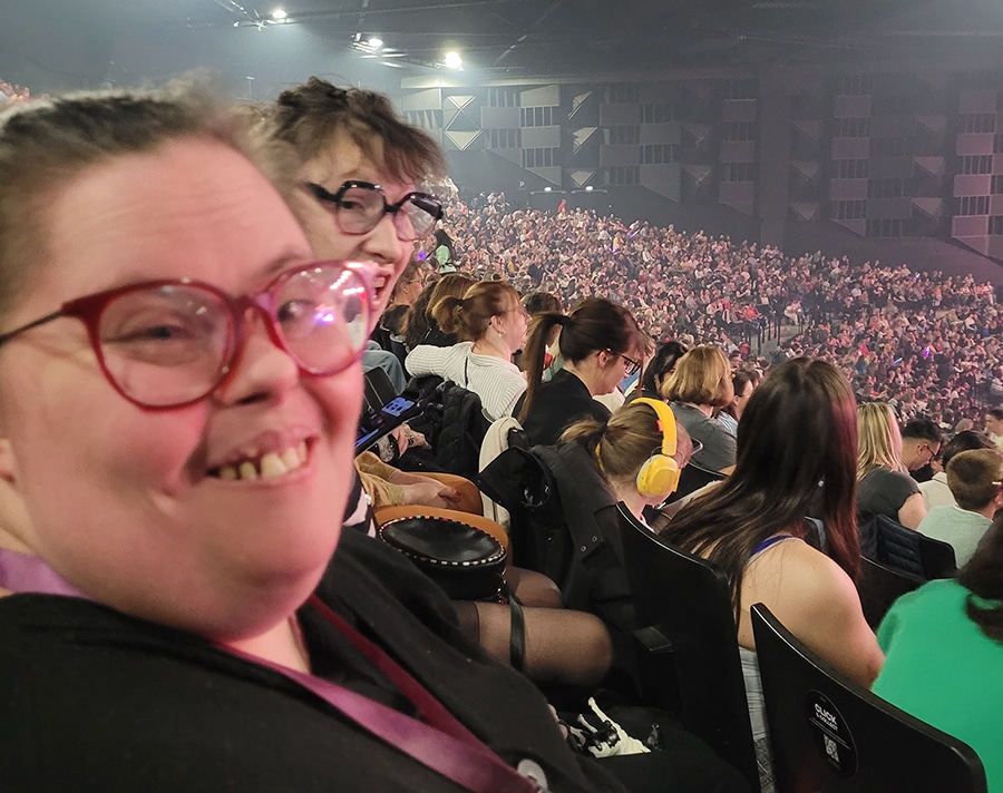 Votre don créé des sourires lors d'un concert